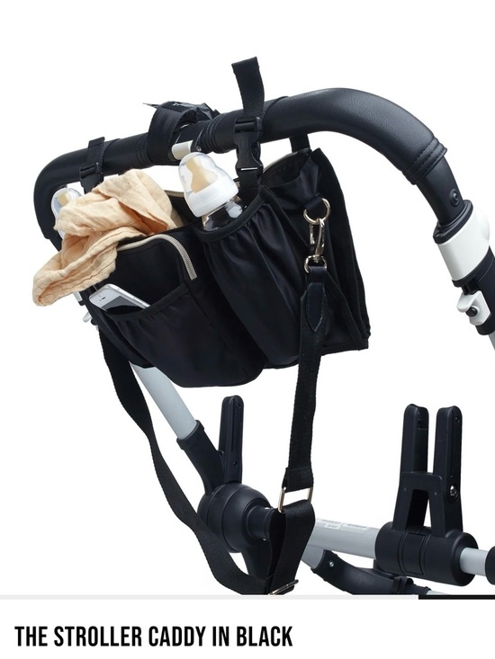 BEIS Other - BEIS Black and Gold stroller caddy